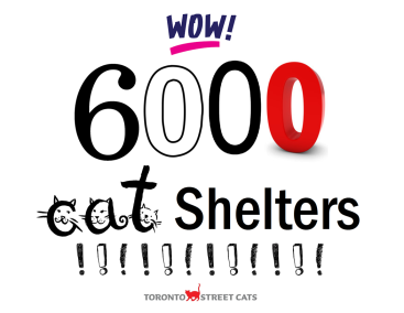 6000 Cat Shelters sign